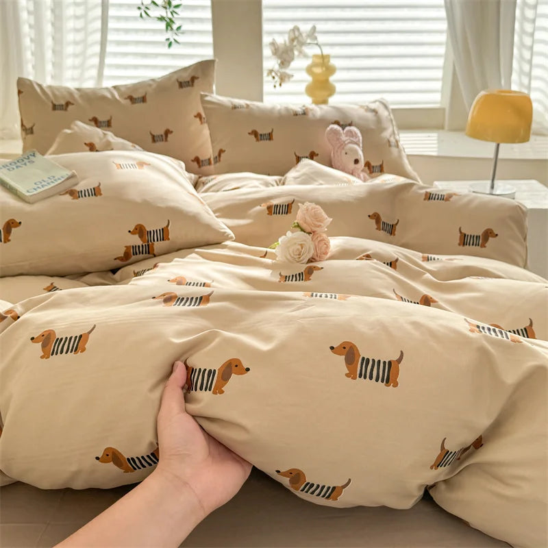 Pastoral Style Duvet Cover Set – 3 Pieces