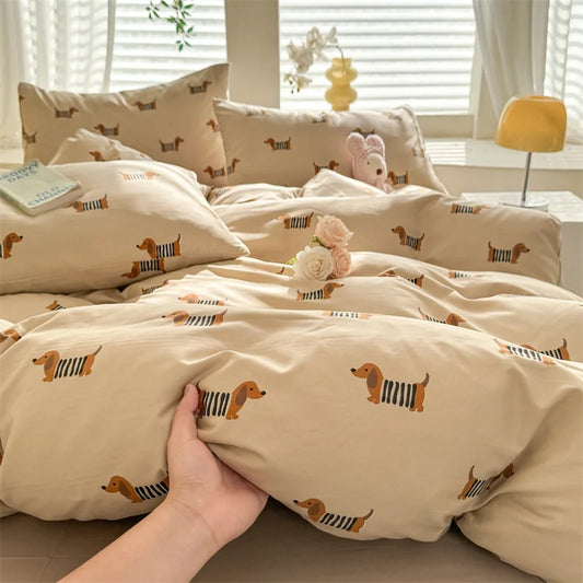 Pastoral Style Duvet Cover Set – 3 Pieces