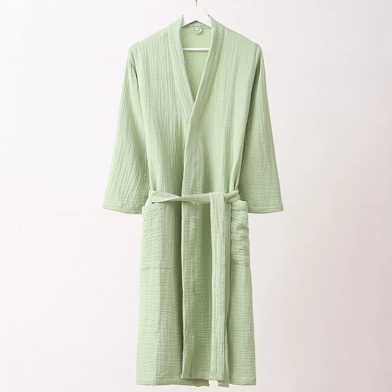 Elegant Cotton Robe – Lightweight &amp; Comfortable