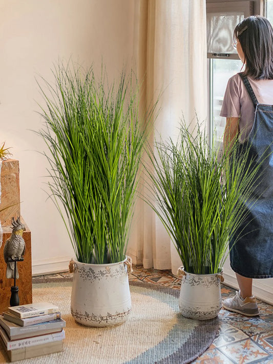Artificial Tall Onion Grass – 19.7"–37.4" Decorative Faux Plant