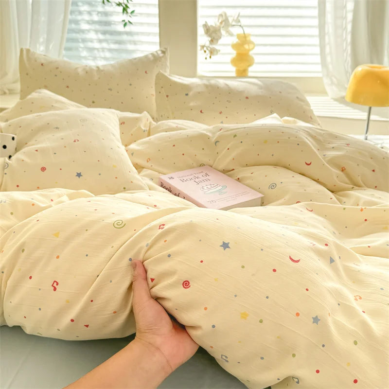 Pastoral Style Duvet Cover Set – 3 Pieces