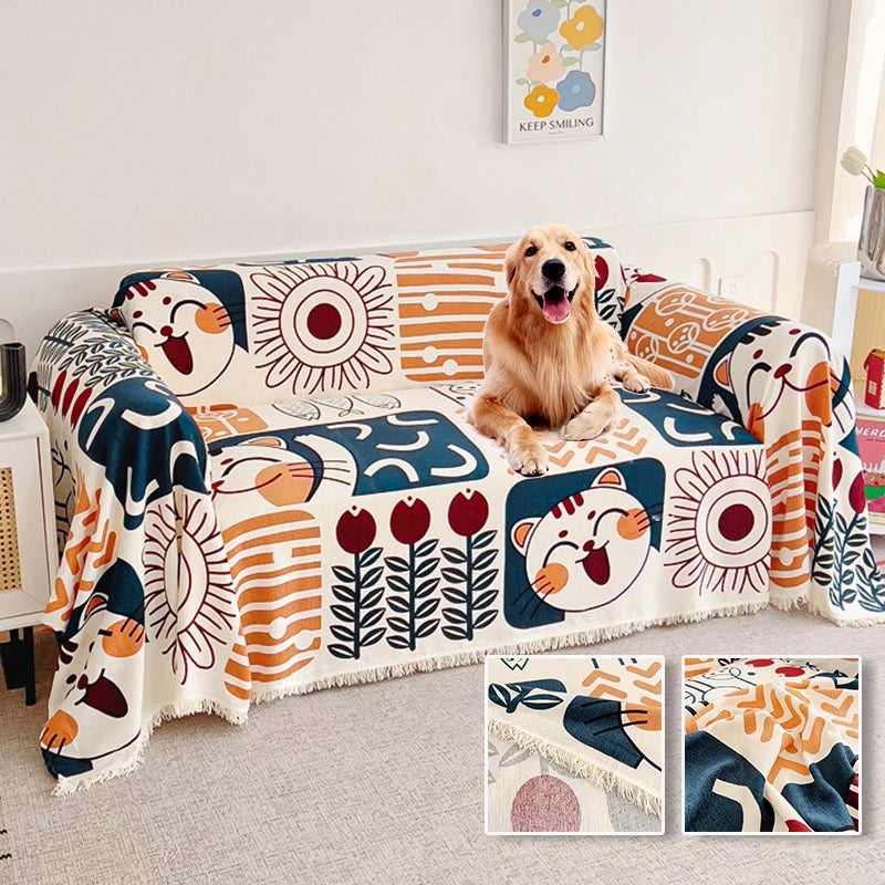 Thick & Soft Sofa Protector – Pet-Friendly & Stylish