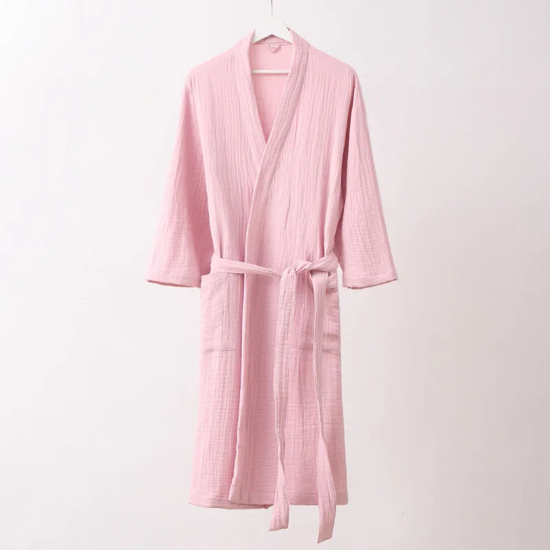 Elegant Cotton Robe – Lightweight &amp; Comfortable