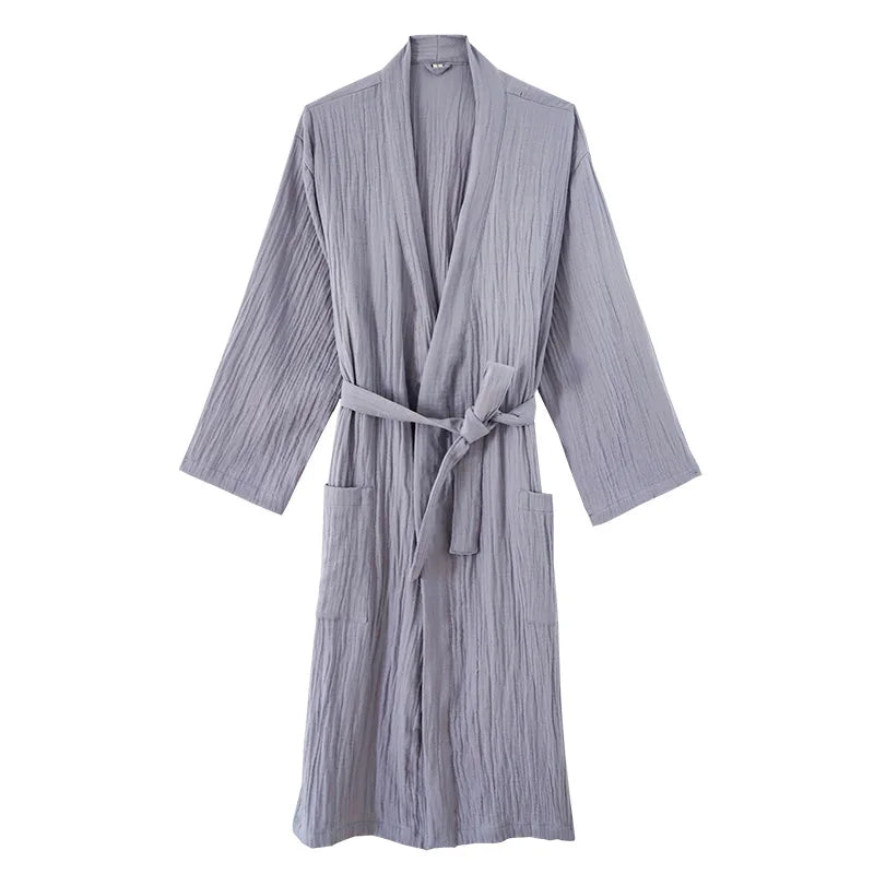 Elegant Cotton Robe – Lightweight &amp; Comfortable
