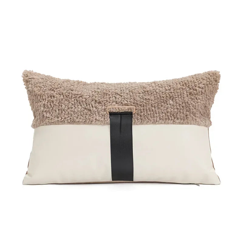 Modern Minimalist Embroidered Pillow Covers