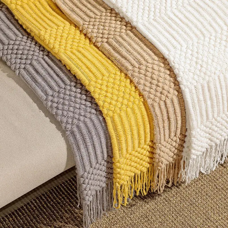 Wearable Acrylic Throw Blanket – Soft, Lightweight &amp; Travel-Friendly