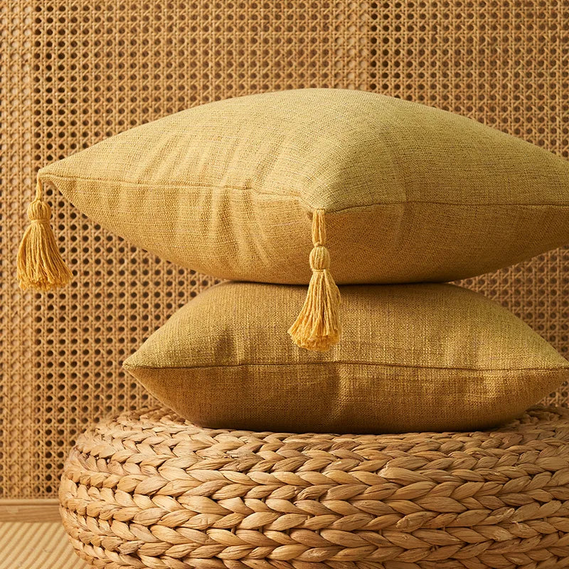 Palm Leaf Pattern Pillow Cover&nbsp;