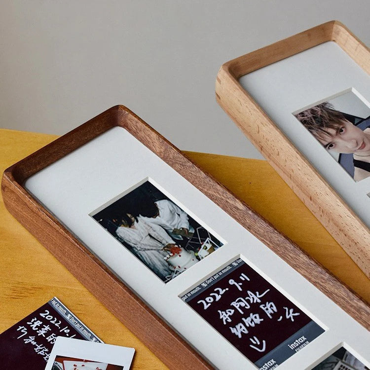 Classic Wooden Rectangle Photo Frame – Single Frame