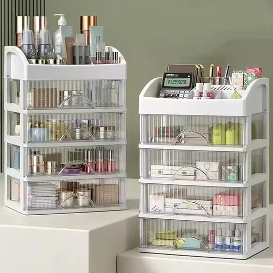 Drawer Makeup Organizer – Multi-Use Cosmetic & Jewelry Storage Box