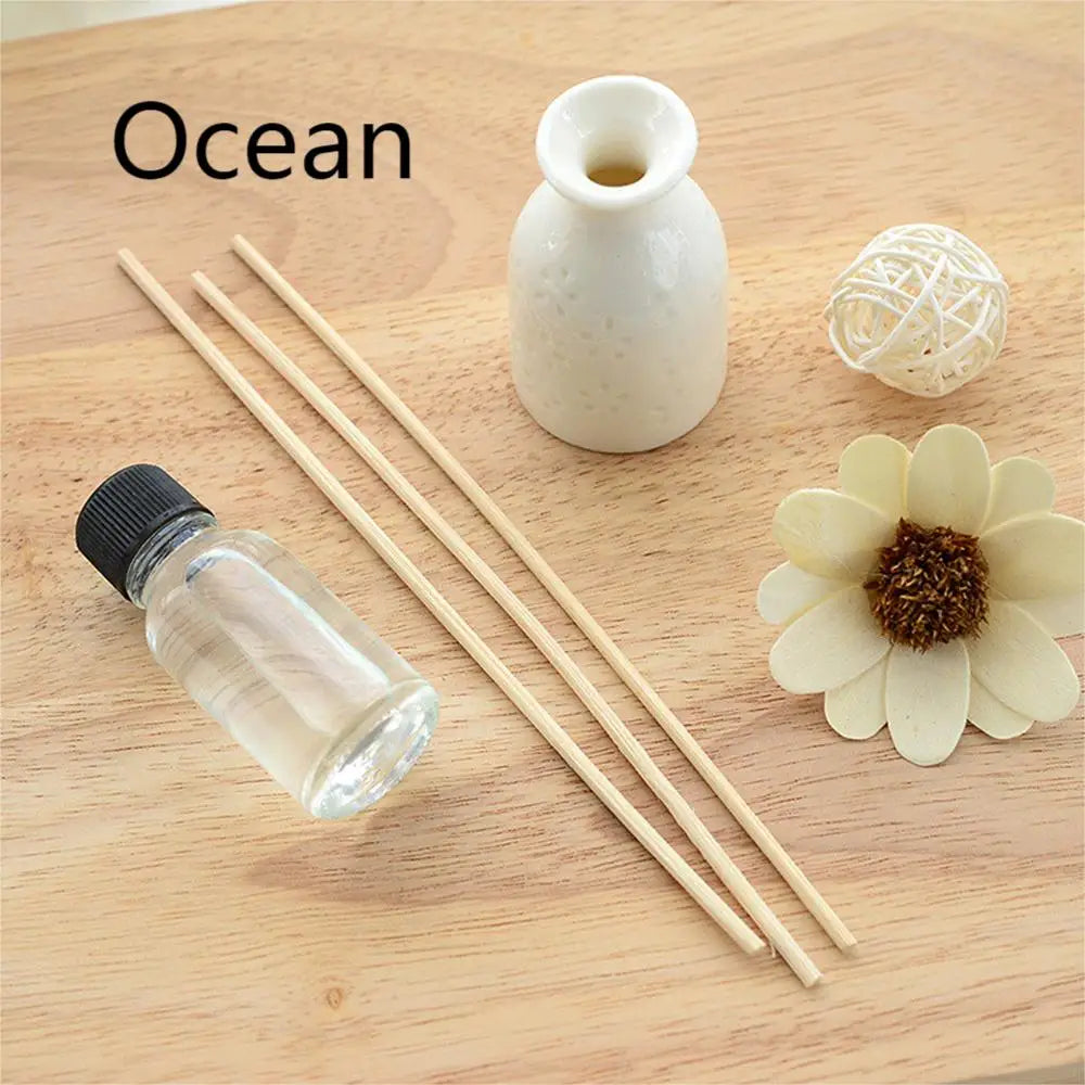 Rattan Diffuser Stick Set – 8.7 in Natural Reeds for Home Fragrance