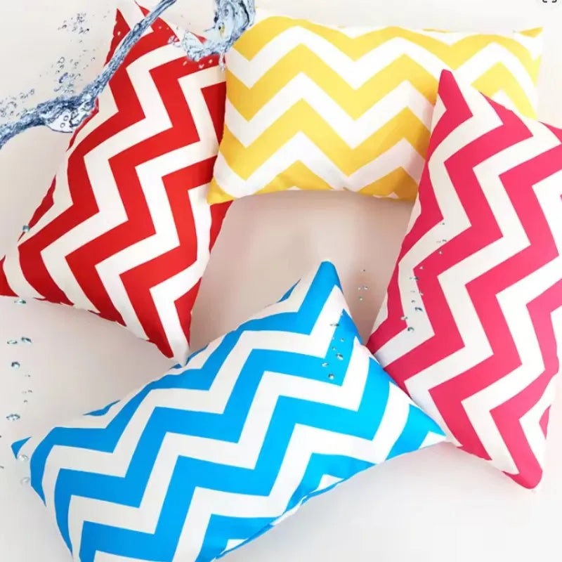 Waterproof Outdoor Pillow Cover – 17.7” x 17.7” / 11.8” x 19.7” (Insert Not Included)