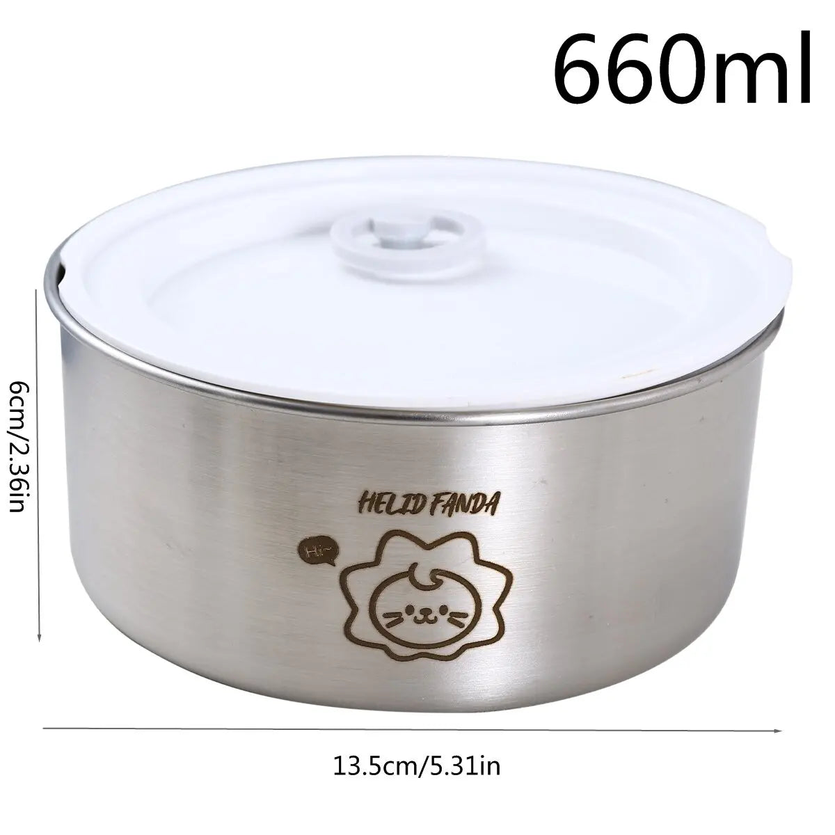 Stainless Steel Food Container – 1 Piece