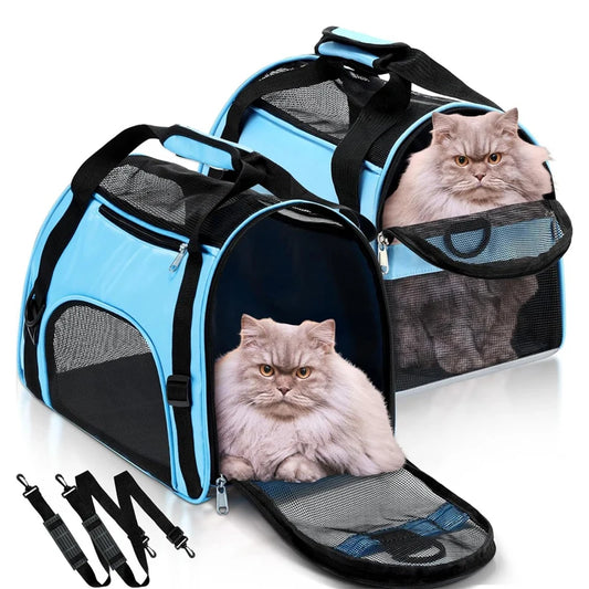Breathable Pet Travel Bag – Soft-Sided Carrier for Small &amp; Medium Dogs