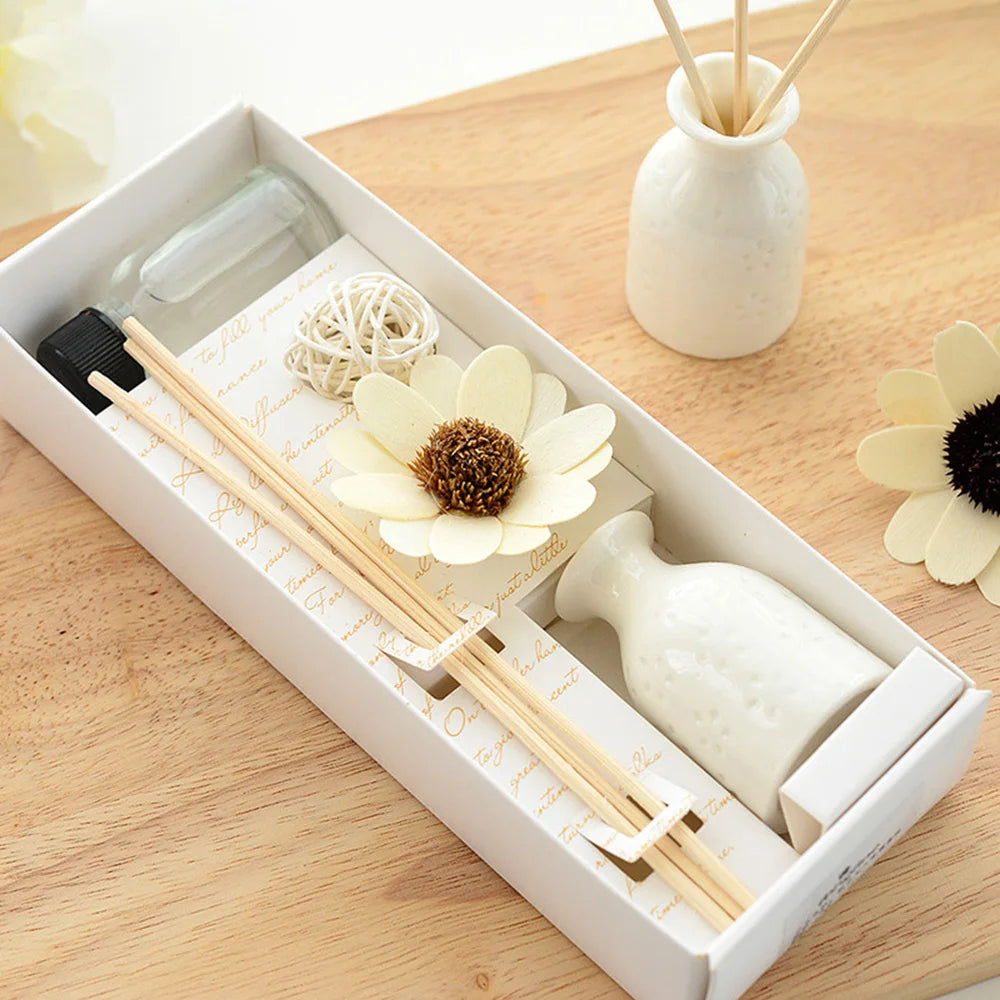 Rattan Diffuser Stick Set – 8.7 in Natural Reeds for Home Fragrance