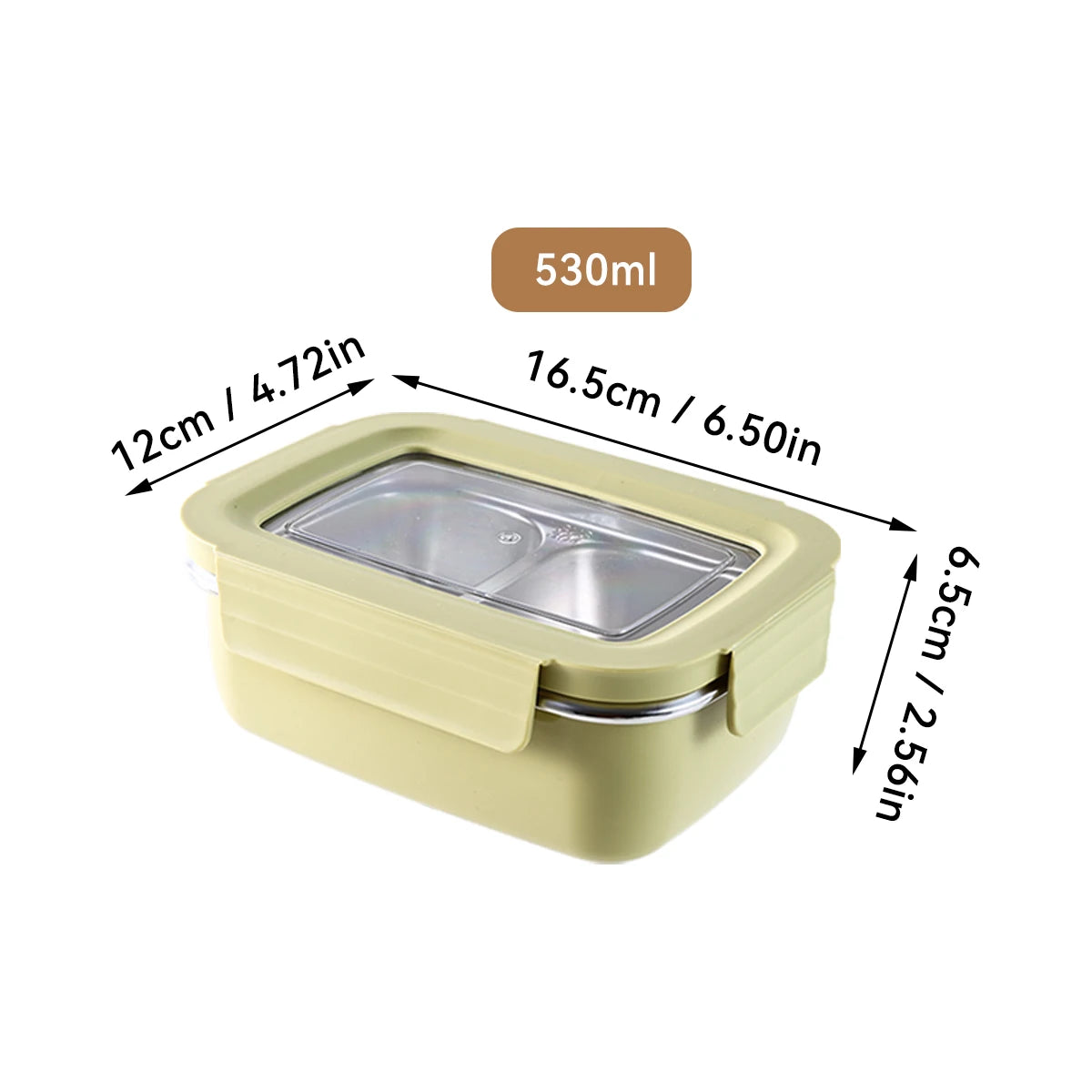 Stainless Steel Leakproof Food Container – Rectangle