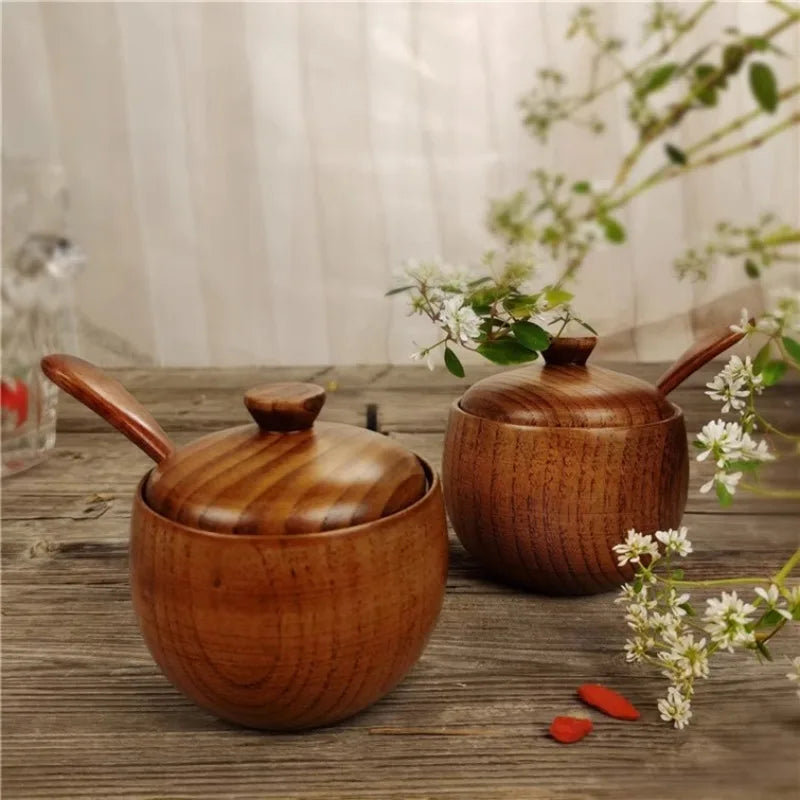 Minimalist Spice Jar with Lid &amp; Spoon – Multi-Use Seasoning Container