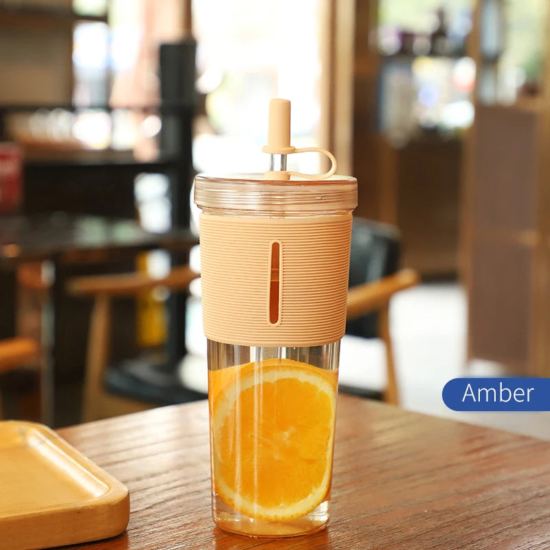 24oz  Reusable Plastic Water Bottle with Straw – Lightweight &amp; Eco-Friendly