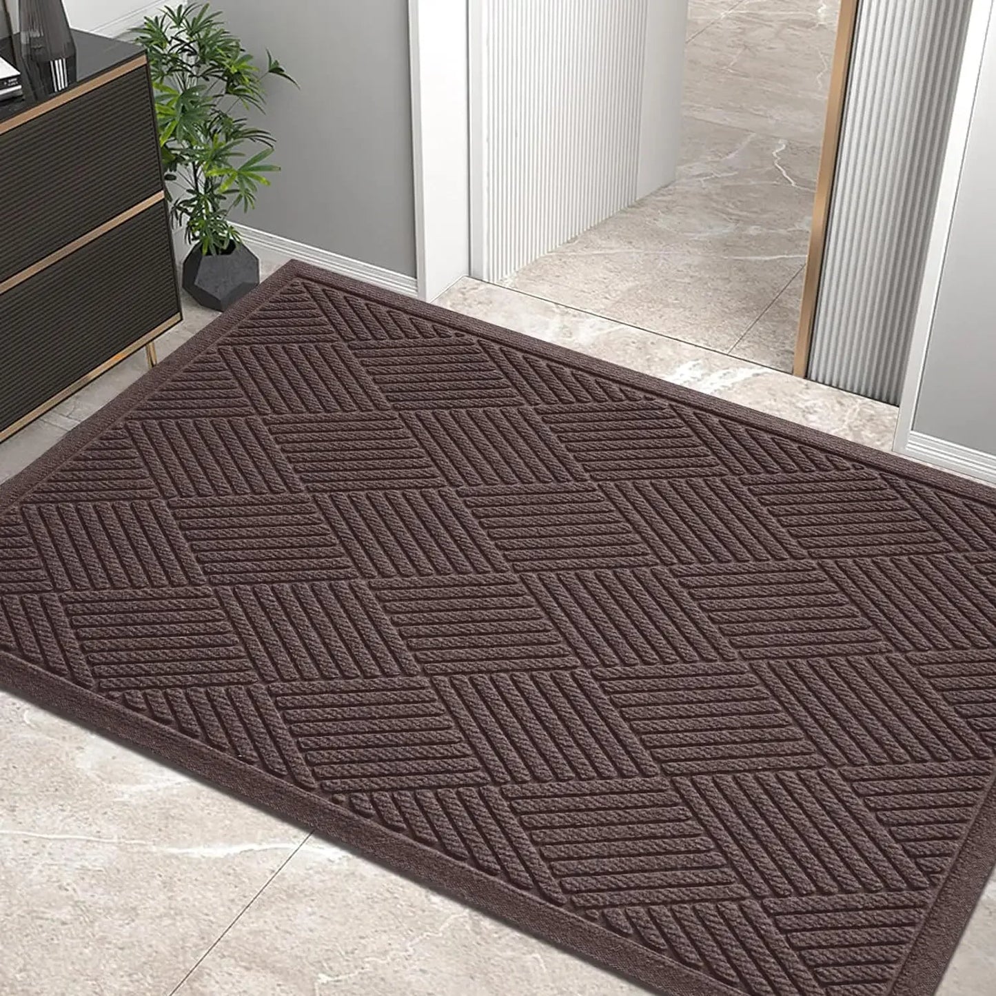 Heavy-Duty Rubber Door Mat