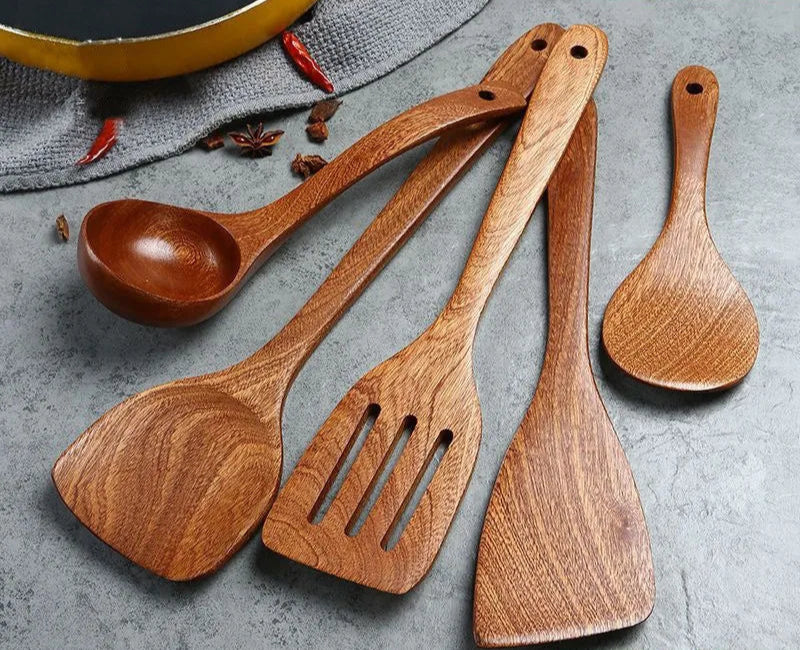 Wooden Cooking Shovel – Non-Stick &amp; Non-Slip