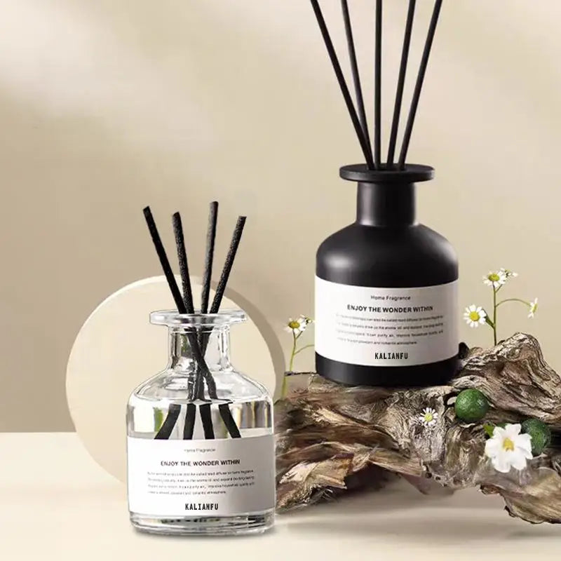 1.7 fl oz Freesia & Jasmine Reed Diffuser – Flameless Home Fragrance Oil with Rattan Sticks