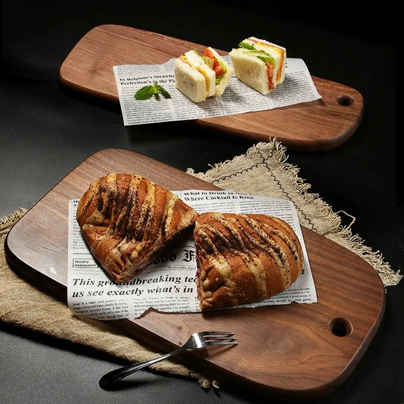 Black Walnut Wooden Serving Plate