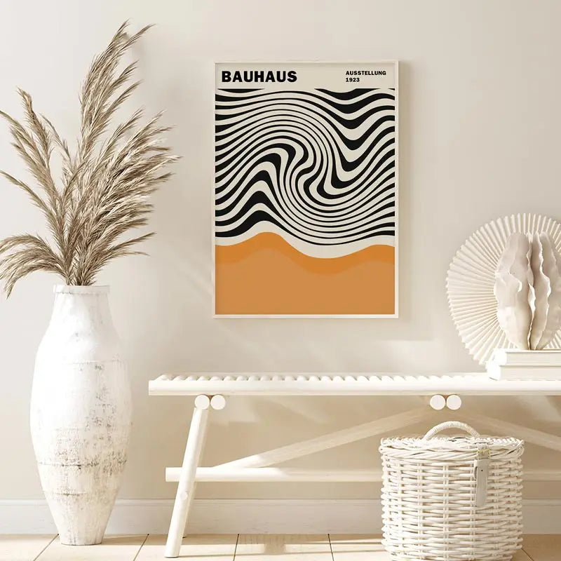 Abstract Canvas Wall Art – Modern Vertical Unframed Print for Home or Office