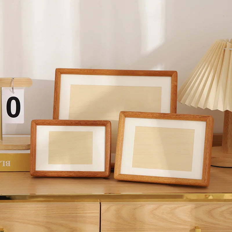 Modern Wooden Square Photo Frame – Multiple Sizes