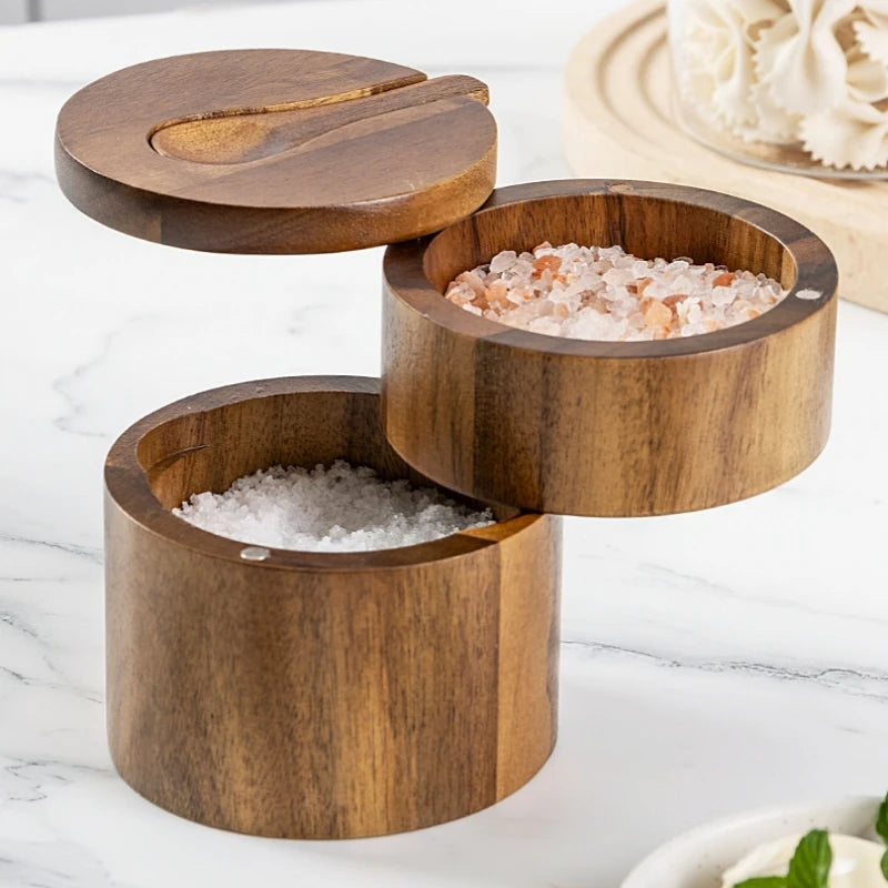 Ceramic Seasoning Storage Pot with Spoon
