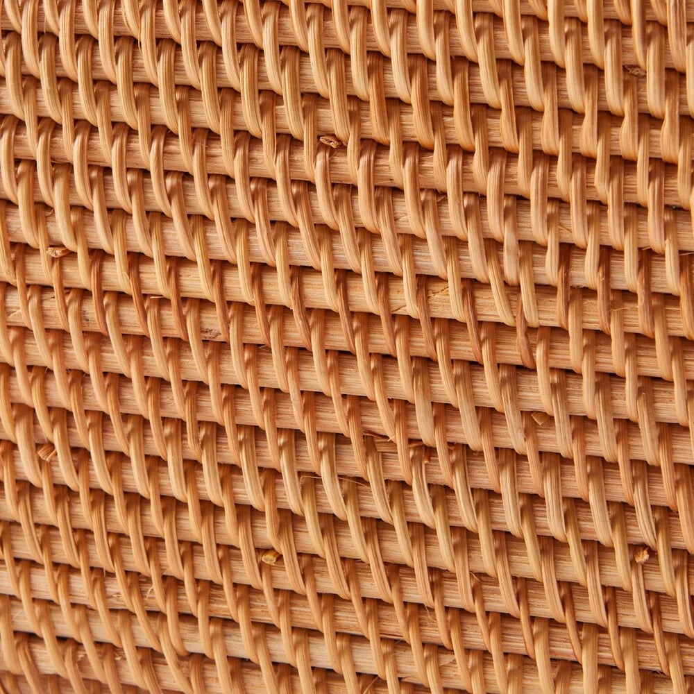 Handwoven Rattan Bathroom Organizer Basket