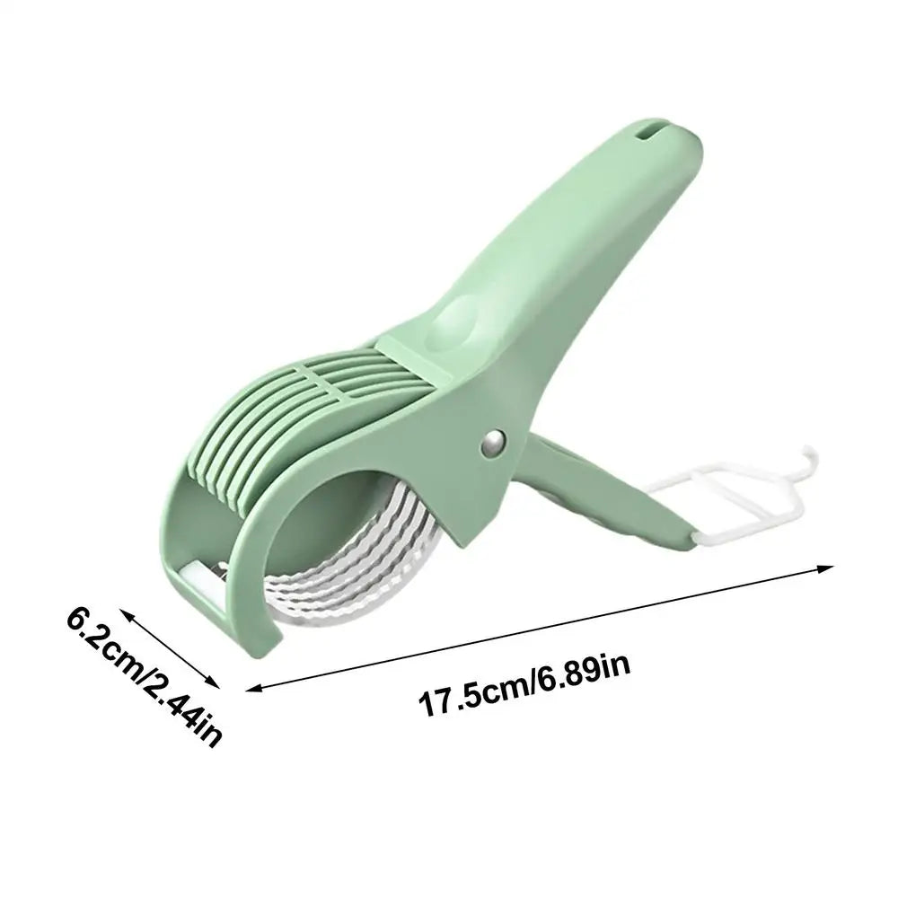 Manual Stainless Steel Salad Cutter – Compact &amp; Versatile Chopper