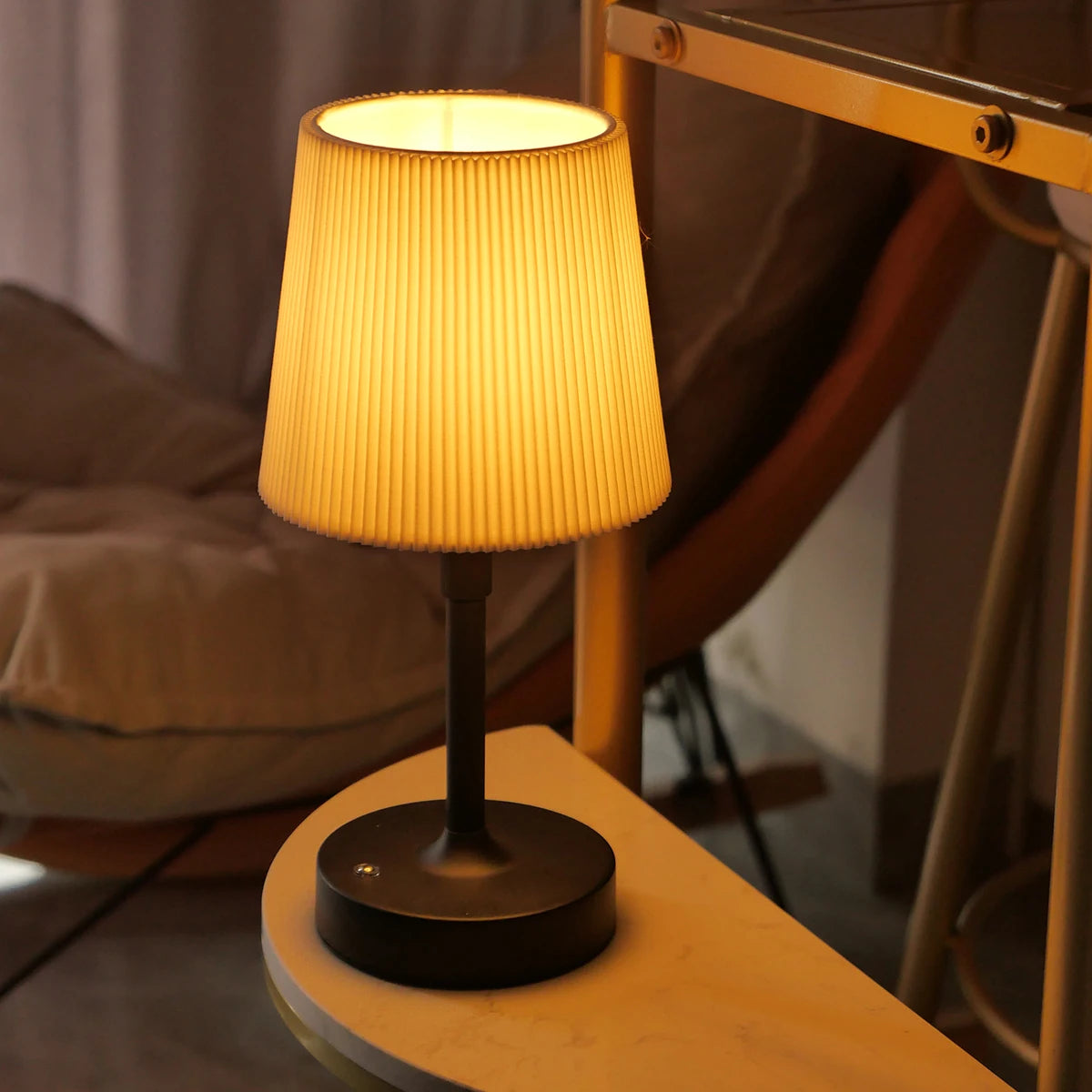 Rechargeable LED Night Light – Adjustable Height, Touch Dimming, Cordless Design