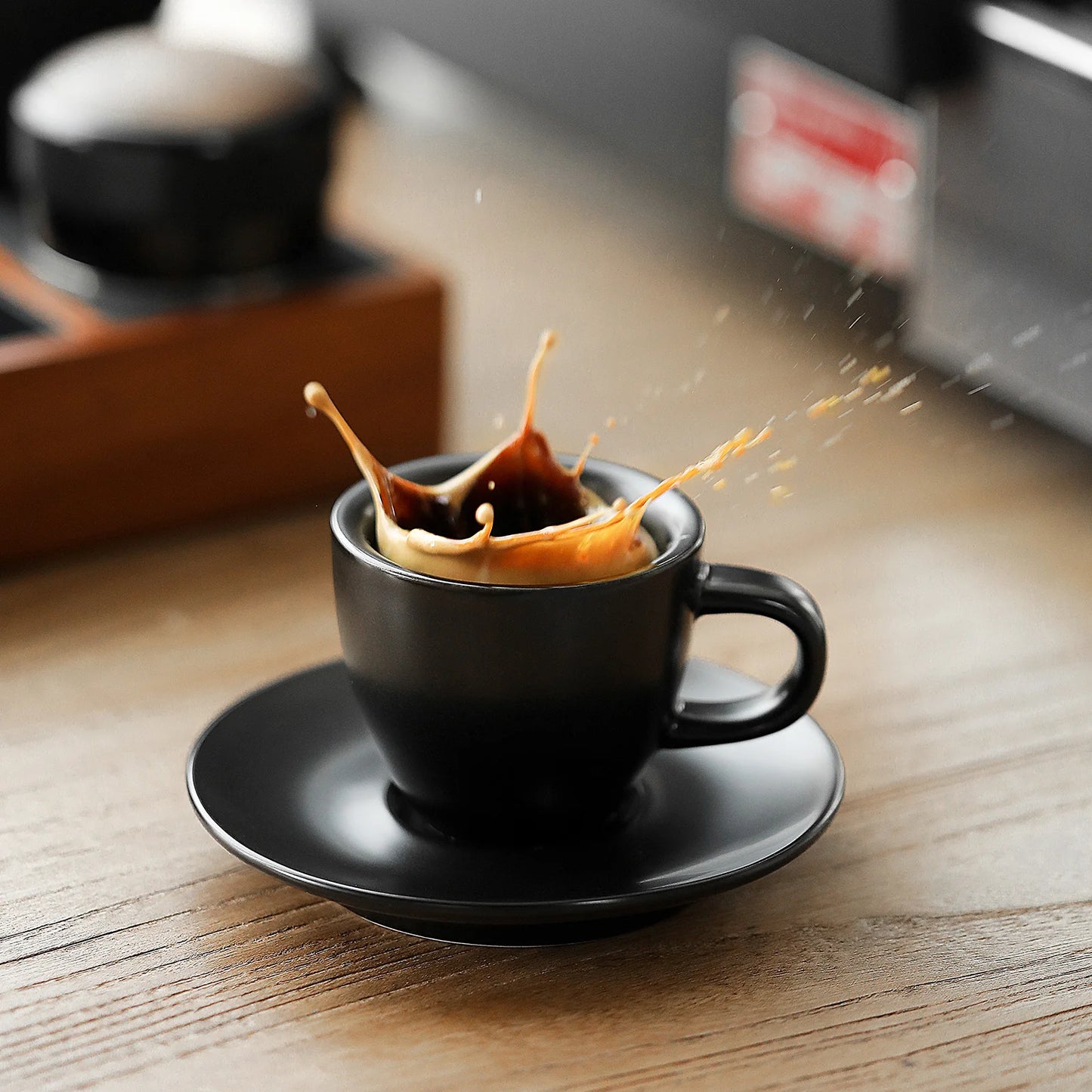 2.7 fl oz Espresso Cup &amp; Saucer Set