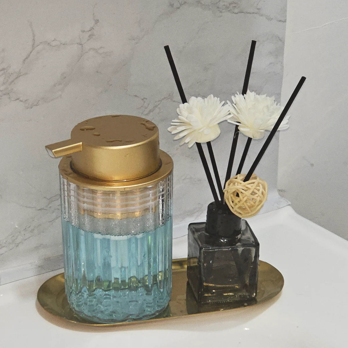 Foaming Hand Soap Dispenser – Clear Plastic Bottle