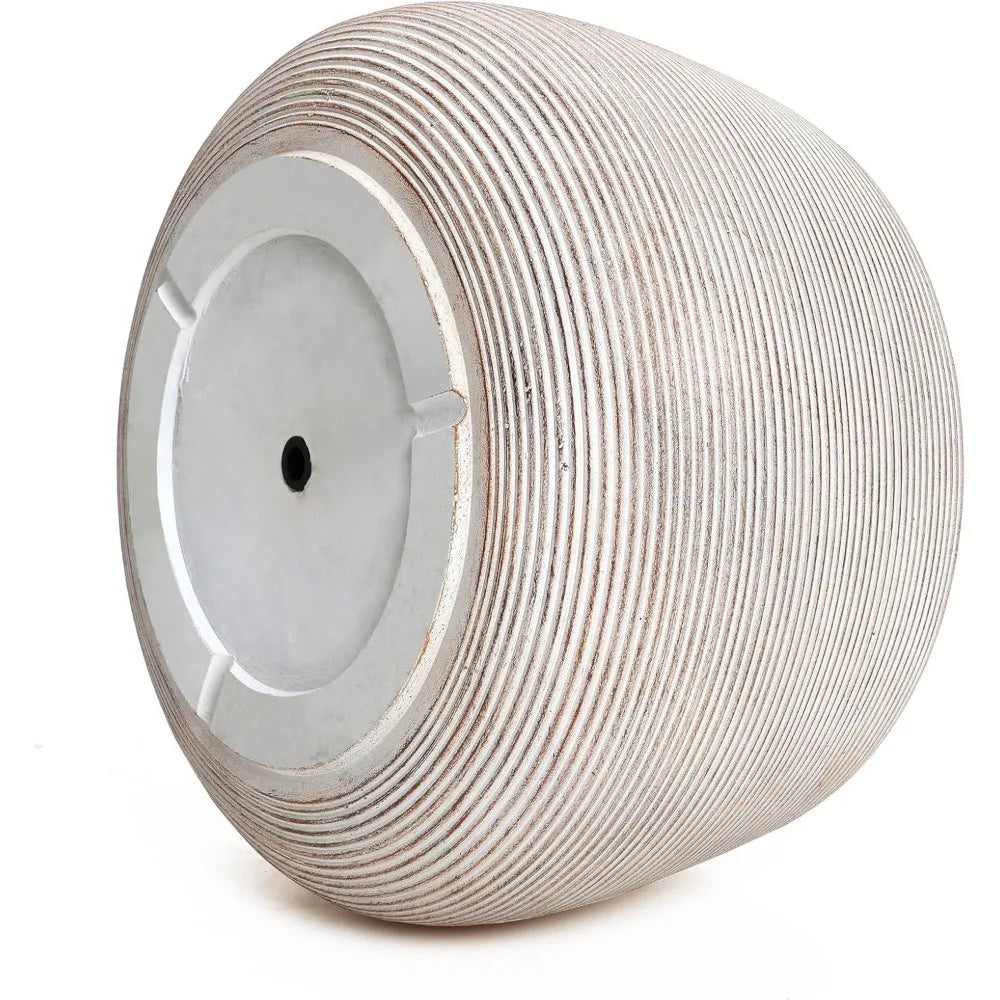 Large Indoor/Outdoor Planter with Drainage – Concrete Style Pot