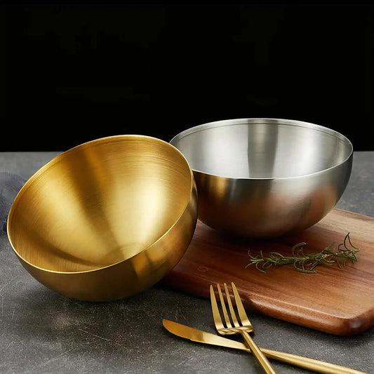 Stainless Steel Mixing Bowl Set – Set of 3 Sizes