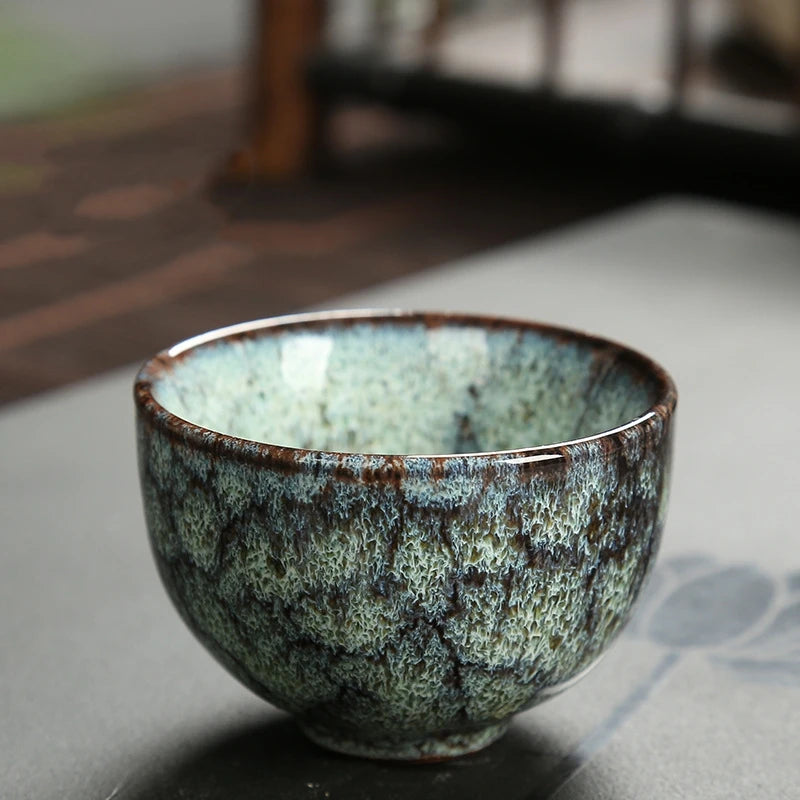 Mini Ceramic Teacup – Gradient Color