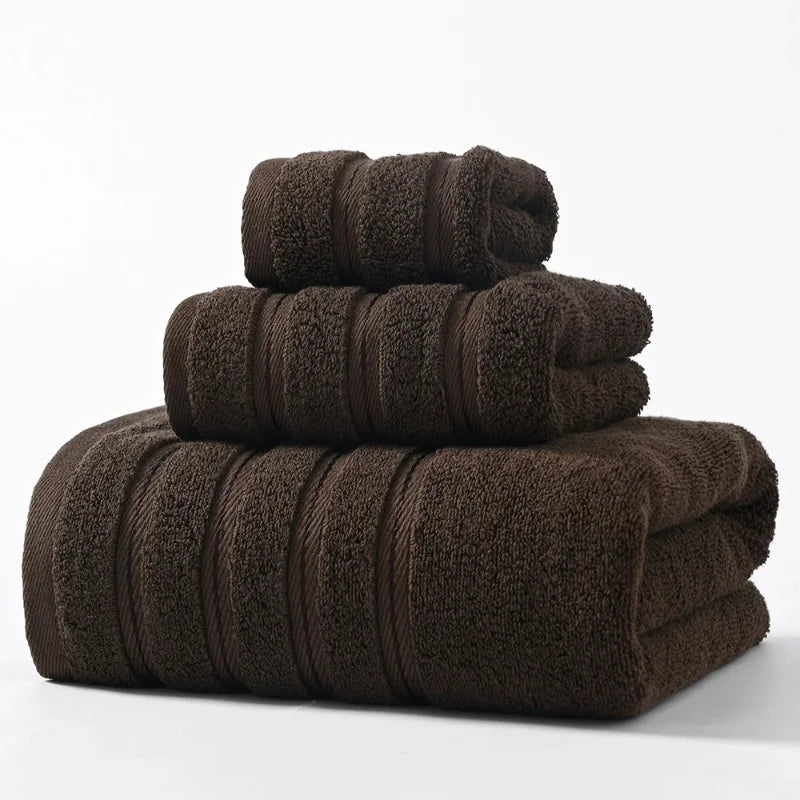 3-Piece 100% Cotton Towel Set