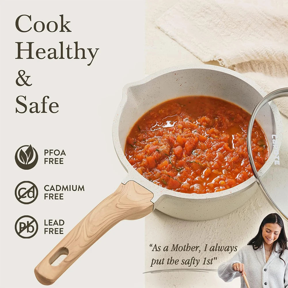 Granite Sauce Pan – Nonstick &amp; Durable Cookware