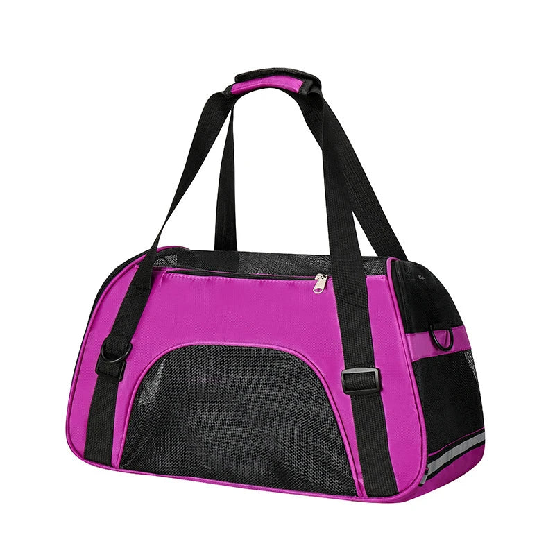 Breathable Pet Travel Bag – Soft-Sided Carrier for Small &amp; Medium Dogs