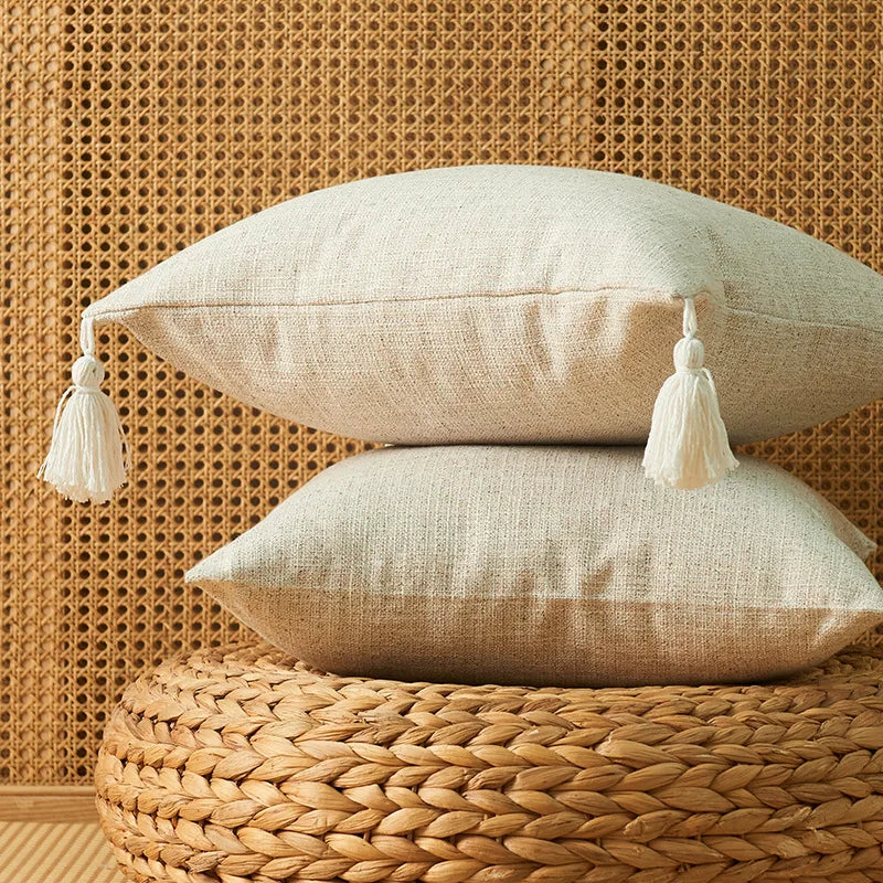 Palm Leaf Pattern Pillow Cover&nbsp;