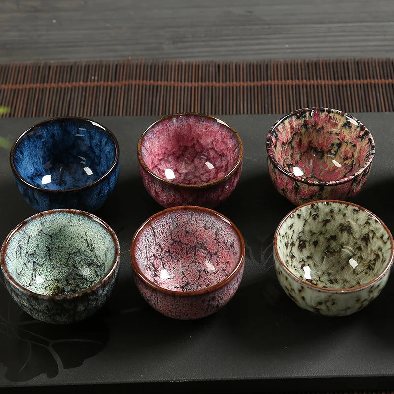 Mini Ceramic Teacup – Gradient Color