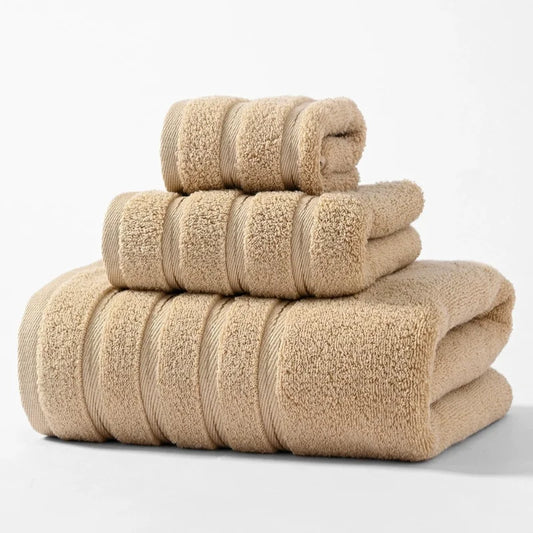 3-Piece 100% Cotton Towel Set