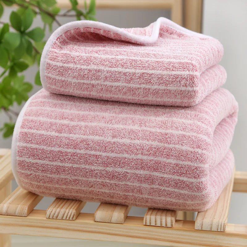 Soft Woven Towel Set – Quick Absorbent &amp; Lightweight