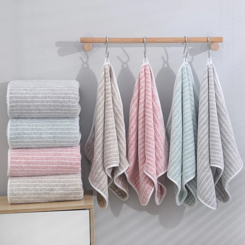 Soft Woven Towel Set – Quick Absorbent &amp; Lightweight
