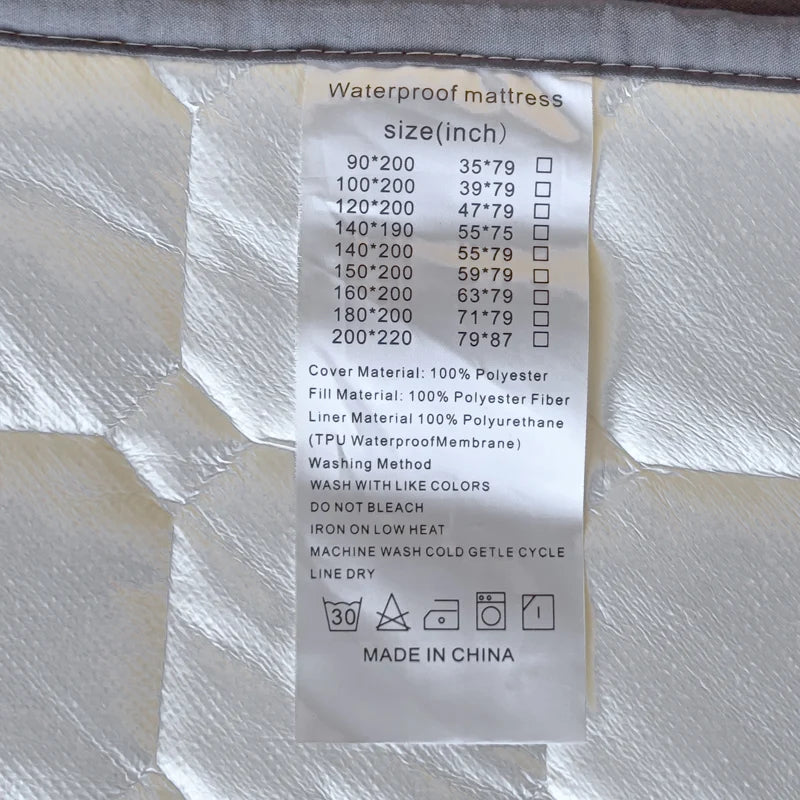 Waterproof Quilted Mattress Pad – Breathable &amp; Protective