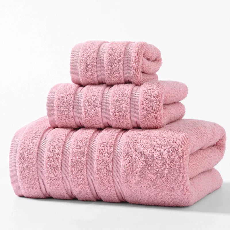 3-Piece 100% Cotton Towel Set