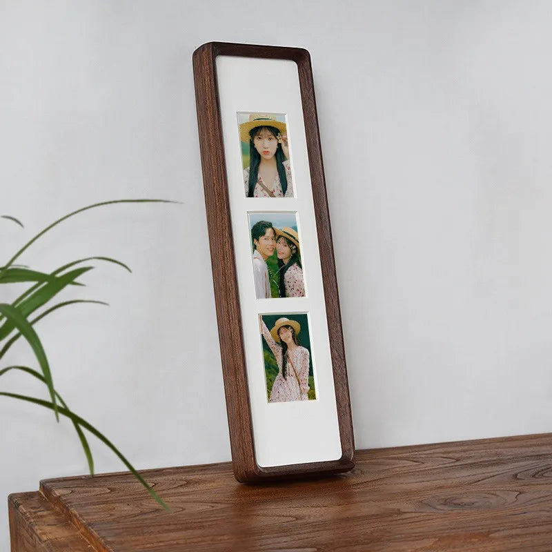 Classic Wooden Rectangle Photo Frame – Single Frame