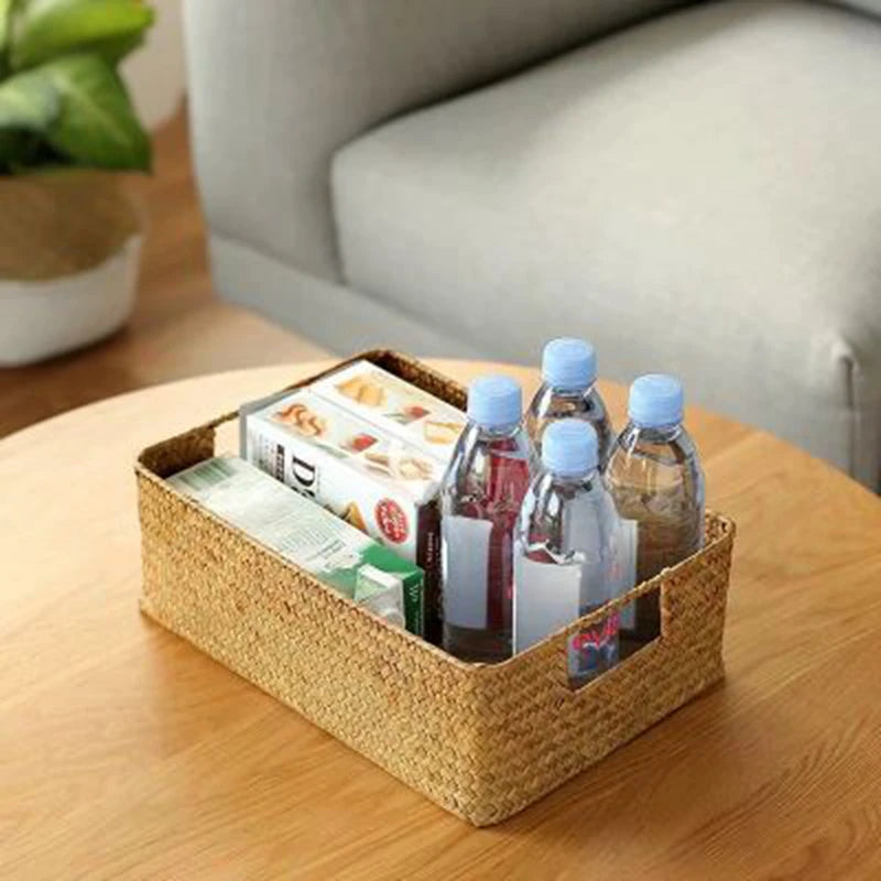 Handmade Rectangular Seaweed Basket