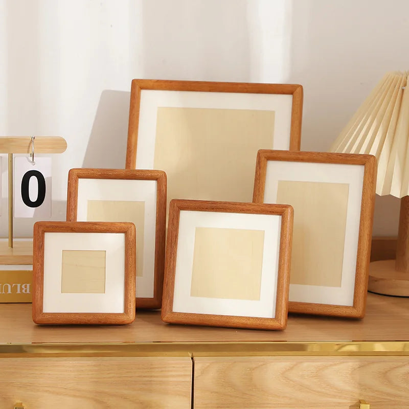 Modern Wooden Square Photo Frame – Multiple Sizes