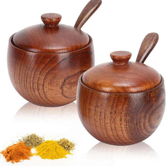 Minimalist Spice Jar with Lid &amp; Spoon – Multi-Use Seasoning Container